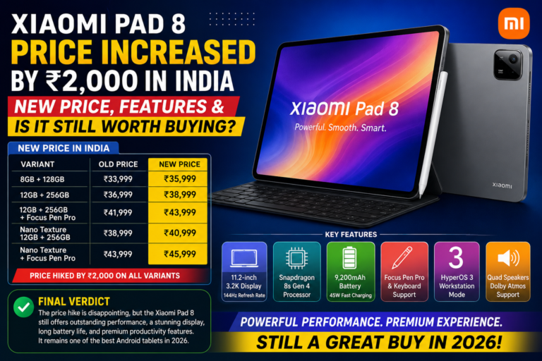 Xiaomi Pad 8 New Price in India Revealed: Features, Specs & Buying Guide
