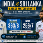 India vs Sri Lanka latest match,