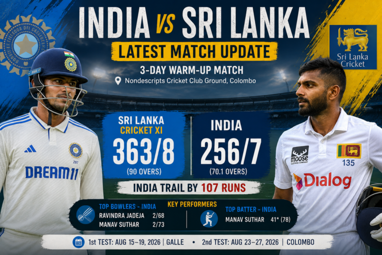 India vs Sri Lanka latest match,