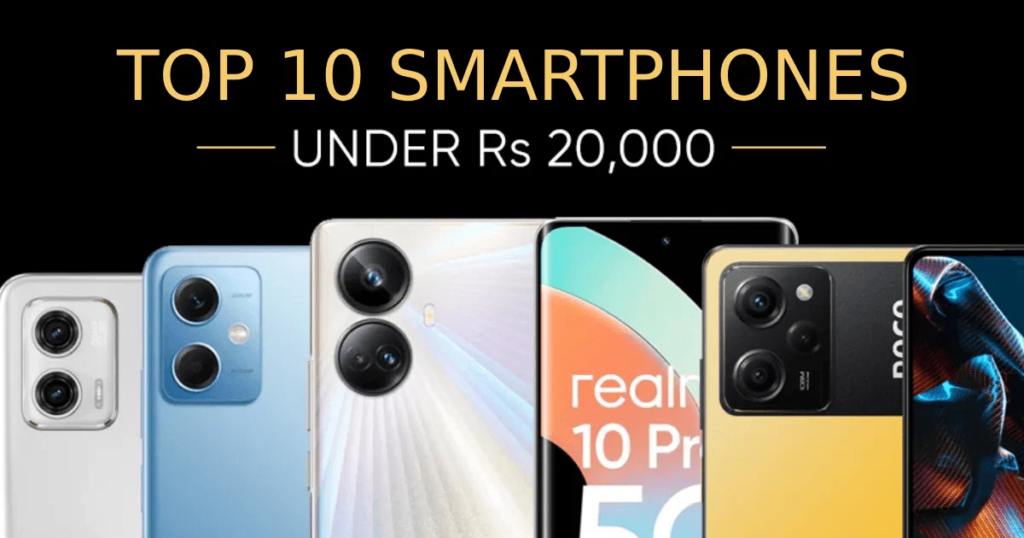 best smartphones under ₹20,000